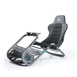 Playseat Trophy - Logitech G Edition Sim Racing Cockpit | Fully Adjustable | Supports all Direct Drive Steering Wheels | Lightweight & Robust | Absolute Comfort ActiFit
